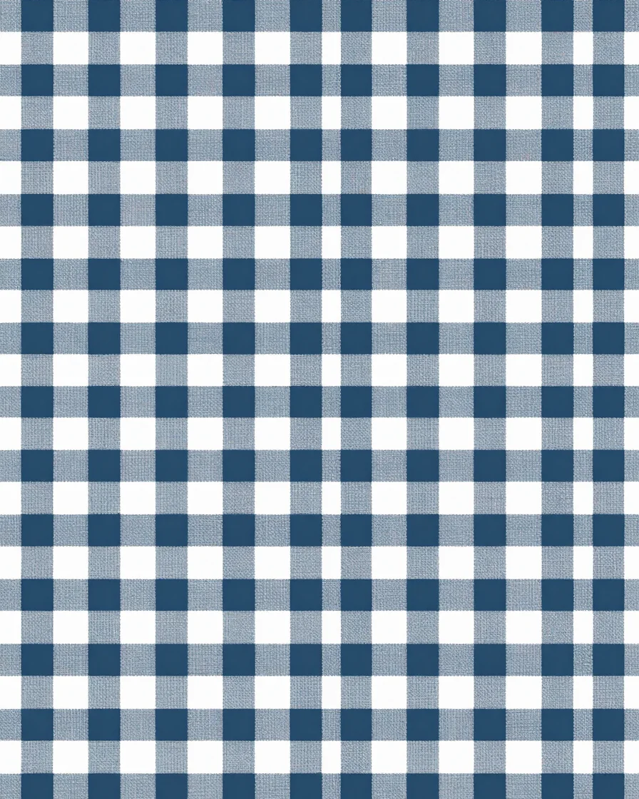 Square repeat study of a large gingham check swatch in flat vecto