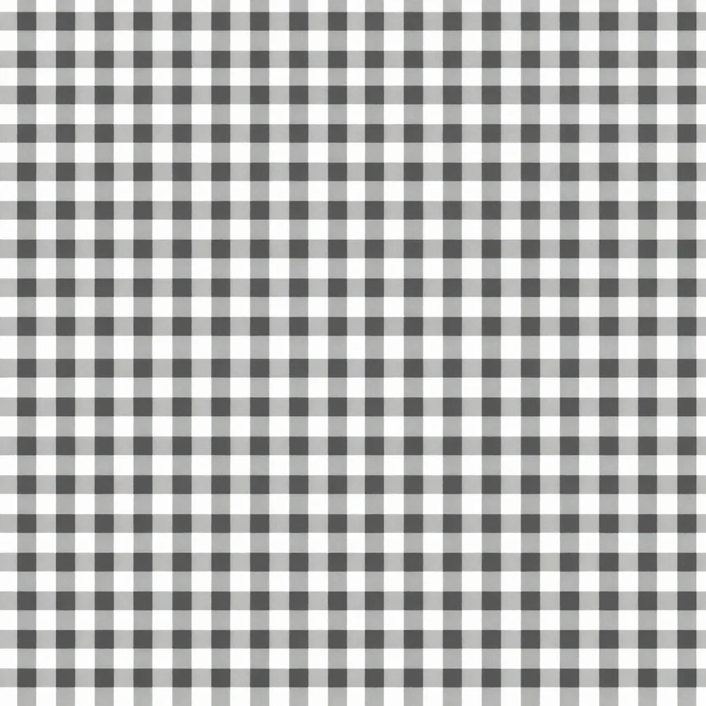Flat vector gingham swatch in two tones, crisp stripe intersectio